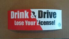 California Highway Patrol CHP Drink Drive Lose License Bumper Sticker Decal  picture