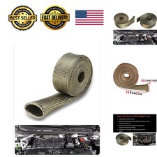 Heat Shield Sleeve Fuel Line Heat Shield Auto Hose Spark Plug Wire Cover Protect picture
