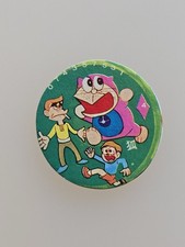 Doraemon Doraemon Blue Robot Cat Kids Round Menko Card Japan Vintage Anime picture
