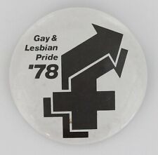 Chicago Gay Pride Week 1978 Civil Rights Lesbian LGBT Vintage Button P769 picture