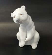Lladro Spain POLAR BEAR SEATED  SITTING N0. 1208 Porcelain Figurine picture