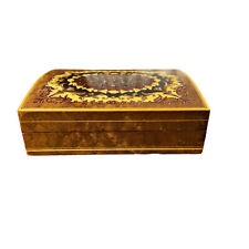 Vintage Wooden Jewelry Box Antique Inlaid Jewelry box picture