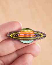 Saturn Planet Enamel Pin for Space Scientists Astronomer picture