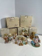 Enesco Cherished Teddies Lot Of 7 With Boxes picture