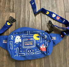 Pac Man Red Bull Collectible Fanny Pack Blue Perfect Condition Bag picture