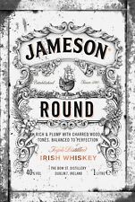 Jameson Irish Whiskey Rustic Vintage Sign Style Poster picture