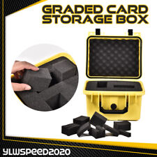 Graded Card Storage Box Deep Travel Waterproof Case Slab Holder & Protector H/P picture