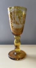 Lovely Bohemian Golden Amber Chalice picture