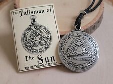 Talisman of Sun Magic Pentacle Solomon Seal Health Wealth 1.5