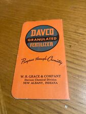 DAVCO  Granulated Fertilizer New Albany Indiana Brochure 1959 picture