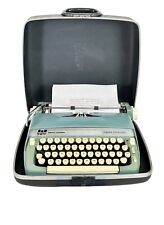 1967 Smith-Corona Super Sterling Portable Manual Typewriter with Case & Manual picture
