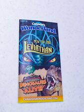 2012 Canada's Wonderland Park Map featuring Leviathan and Dinosaurs Alive picture