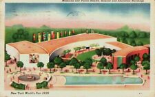 New York World's Fair 1939 Medicine Public Health Science Education NY Postcard picture