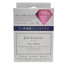 Joie Cellule Human Stem Cell Face Mask Box 7 Pieces Made In Japan Additive-Free picture