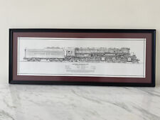 FRAMED TECHNICAL DRAWING BALTIMORE & OHIO EM-1 2-8-8-4 William D. Berkompas 1984 picture