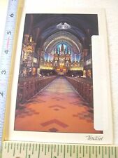 Postcard Interior of The Notre Dame Church Montréal Quebec Canada picture