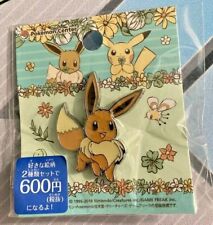 Pokemon Center EEVEE 7Days story Pin Badge DAY 1 Japan SEALED - MINT USA Seller picture