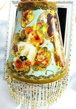 Michal Negrin Romantic Designed Lamp Shade With Bead Fringes Vintage 05. picture