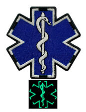 EMT Medic EMS Paramedic Patch [Glow Dark -Hook Fastener -MG6) picture