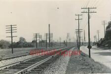 Photo Street Scene Solvay Chemical Railroad  Tracks Ashland KY Kentucky 1940's picture