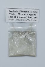 Diamond Micron Powder 8.000 Grit Mesh ( 0-2 Micron ), Weight = 25 Carat = 5 Gram picture
