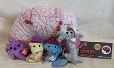 Giant Microbes Deluxe Brain Plush w/ Hidden Cells & Neurons NEW picture