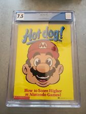 Hot Dog Magazine #58 CGC 7.5 MARIO Nintendo 1989 RARE Complete  picture