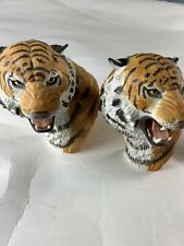 Franklin Mint Jay Matternes Siberian Tiger 2 Statues picture