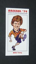 PHILIP NEILL CARD FOOTBALL 2009 ARSENAL GUNNERS FA CUP 1979 WILLIE YOUNG picture
