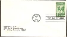 US SC # 1251 Doctors Mayo FDC. Uncacheted. picture