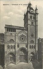 Cattedrale di S Lorenzo Cathedral Genova Genoa Italy Postcard picture