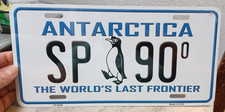  Antarctica 12x6 Metal License Plate - The worlds last frontier  SP 90, USA made picture