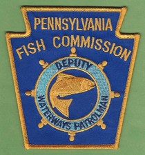 PENNSYLVANIA FISH COMMISSION DEPUTY WATERWAYS PATROLMAN PATCH picture