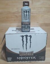 12CT: Monster Muscle Energy Shake 15z Bottles DISCONTINUED Chocolate 27G PROTEIN picture