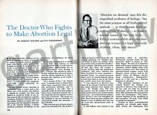 ABORTION ON DEMAND 1965 DOCTOR GARRETT HARDIN FIGHT TO MAKE IT LEGAL FEATURE picture