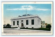 1927 Post Office Building Street View Bar Harbor Maine ME Vintage Postcard picture