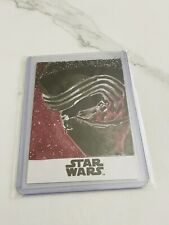 2017 Topps Star Wars Sketch Card Kylo Ren Saga Official 1/1 Shaow Siong NM picture