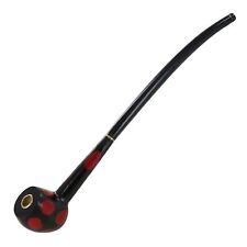 Long Churchwarden Tobacco Pipe Wooden Long Stem Smoking Pipe 15.5 Inches picture