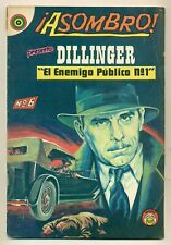 ASOMBRO #6 John Dillinger, Mexican Comic 1971 picture