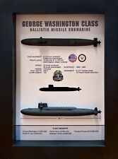 George Washington Class, 598, Submarine Shadow Display Box, 5.75