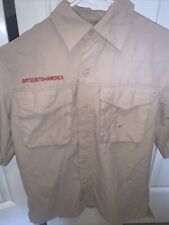 Vented Microfiber Poly Boy Scout BSA UNIFORM SHIRT Youth Medium New Style D10 picture