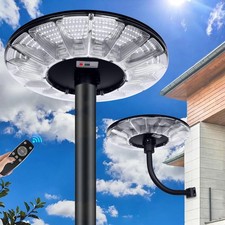MUCH 10000W Solar Street Lights Outdoor 360 Wide Angle IP66 Waterproof Radar picture