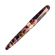 Penlux Masterpiece Delgado Fountain Pen in Euploea - Fine Point - NEW in Box picture