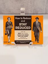 How to Reduce and Stay Reduced Charles B Knox Gelatine 1955, Vintage Diet Ads picture