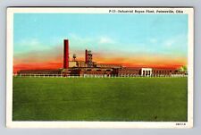 Painesville OH-Ohio, Industrial Rayon Plant, Antique Vintage Souvenir Postcard picture