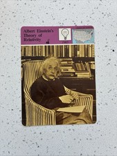 Einsteins Theory of Relativity Story of America Science Invention History Card picture