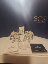 Swarovski SCS Polar Bear Cubs 2011 Moonlight 1079156 With Box Cert And Iceberg picture