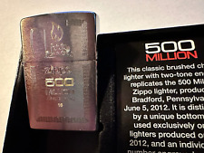 Zippo Collectible Armor Lighter 2012 - 500 Million - Number 6 of 50K -  Rare picture
