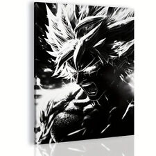 Dragon Ball Z Goku Wukong Japanese Anime Canvas Art 11.8x15.7″ FRAMED- US SELLER picture