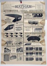 1910s Nathan Novelty Automotive Fabric Specialties Tops Straps Slip Cover poster picture